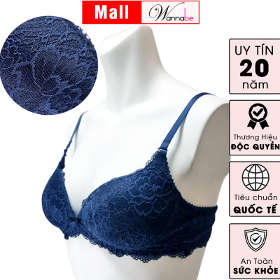 Áo ngực WANNABE ANR19 áo chíp ren mút mỏng không gọng nâng bằng lưới thoải mái thoáng mát suốt cả ngày