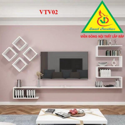 Bộ kệ ti vi treo tường VKTV02