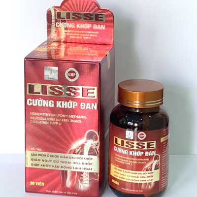￼Lisse cường khớp đan -(Hộp 30 viên)-  Hỗ trợ giảm nguy cơ thoái hoá khớp, giảm đau mỏi khớp