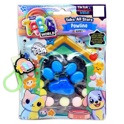 Đồ Chơi Móc Khóa Squishy - Taba World 855004-6L - Đệm Chân Mèo
