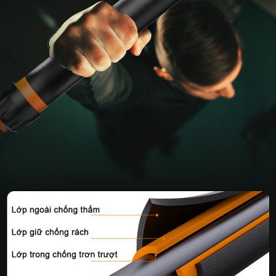 Xà Đơn Gắn Cửa FED-0228 | Kích thước 90-115cm (Chịu lực 400kg - Có chốt khóa an toàn khi gắn xà - Dễ dàng tháo lắp không cần khoan tường)