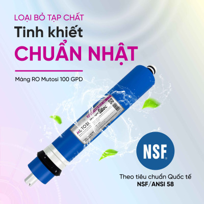 Màng lọc RO Mutosi SLITEC 100GPD - Hàng chính hãng