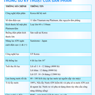 Máy Lọc Nước Điện Giải Ion Kiềm ROBOT iONKing 1113 Chế Độ Nóng Nguội Lạnh - Hàng Chính Hãng