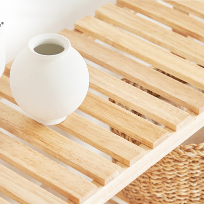 KỆ GỖ ĐỂ GIÀY DÉP XUẤT KHẨU 2 TẦNG SIZE 80CM - BENCH 2 FLOOR NATURAL