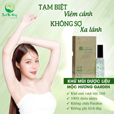 Khử mùi dược liệu Mộc Hương Garden Thanh Mộc Hương giảm tiết mồ hôi cho nách và chân 30ml