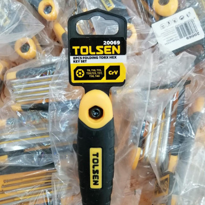 BỘ LỤC GIÁC 8 CÂY ĐẦU BÔNG TOLSEN 20069 - HÀNG CHÍNH HÃNG