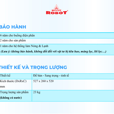 Máy Lọc Nước Điện Giải Ion Kiềm ROBOT IonQueen 1113 Chế Độ Nóng Nguội Lạnh - Hàng Chính Hãng