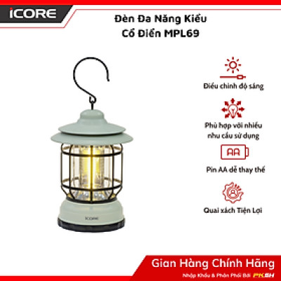 Đèn Đa Năng Kiểu Cổ Điển  iCore MPL69 - Hàng chính hãng