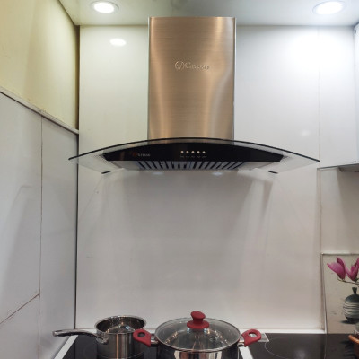 Máy hút mùi kính cong Grasso GS 3388S2 - 700 (Hàng chính hãng)