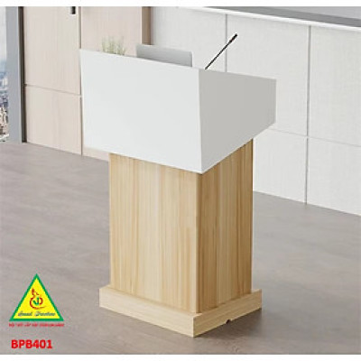 Bục phát biểu gỗ MDF, bục phát biểu BPB401 - NỘI THẤT LẮP RÁP VIENDONGADV