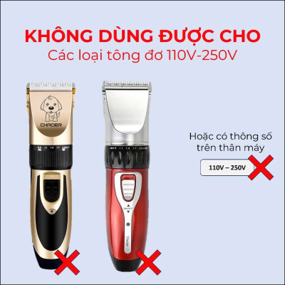 Dây sạc thay thế cho tông đơ KONKA/MISUTA - Hàng chính hãng