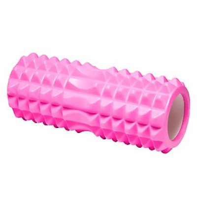 Con lăn Yoga Massage Foarm Roller 33X13CM, ống trụ lăn xốp thể thao giãn cơ có gai roam rollet cao cấp, ống lăn giãn cơ