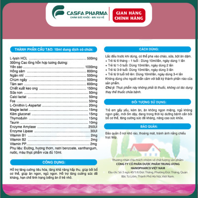 Siro ăn ngon cho bé BOBBYKID TW Hanopharco,hỗ trợ tăng đề kháng (20 gói*10ml)