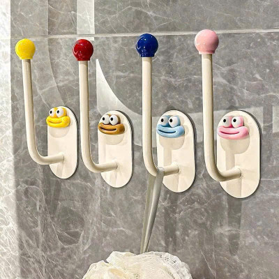 Set 10 Móc Treo Tường Phòng Tắm Dopamine Quái Vật Miệng Lớn - Móc Treo Mũ Tự Dính, Trang Trí Phòng - HÀNG CHÍNH HÃNG MINIIN