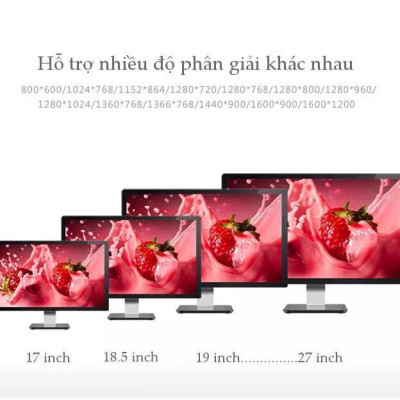 Ugreen UG11630VG101TK 1.5M màu Đen Cáp tín hiệu 2 đầu VGA - HÀNG CHÍNH HÃNG