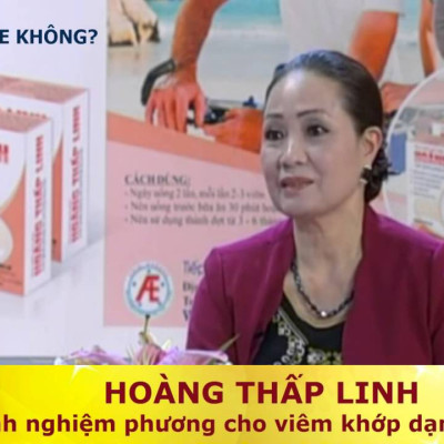 Thực phẩm bảo vệ sức khỏe Hoàng Thấp Linh hộp 30 viên-  Hỗ trợ điều trị và phòng ngừa viêm khớp, viêm đa khớp dạng thấp, thấp khớp