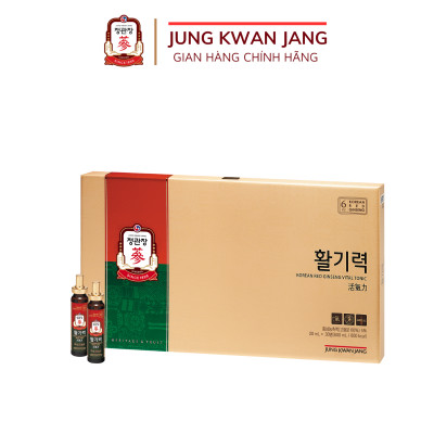 Nước Hồng Sâm Hàn Quốc Cao Cấp KGC Jung Kwan Jang Vital Tonic Hwal Gi Ruk (20ml x 30 Ống)
