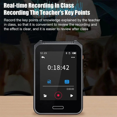 Ruizu C3 - Máy Nghe Nhạc HiFi Lossless Có Loa Ngoài, Bluetooth 5.0, Lặp Đoạn A-B, Kiểu Dáng Thể Thao( Tặng Kèm Thẻ Nhớ 16GB) - Hàng chính hãng