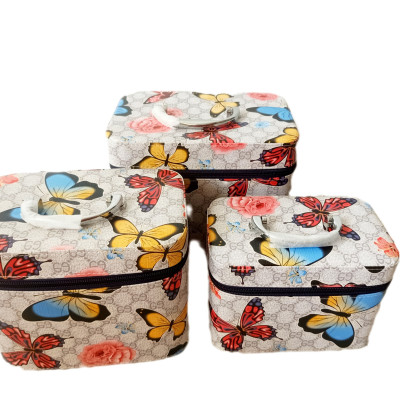 Hộp đựng mỹ phẩm, cốp trang điểm nhiều họa tiết mang đi du lịch tiện lợi