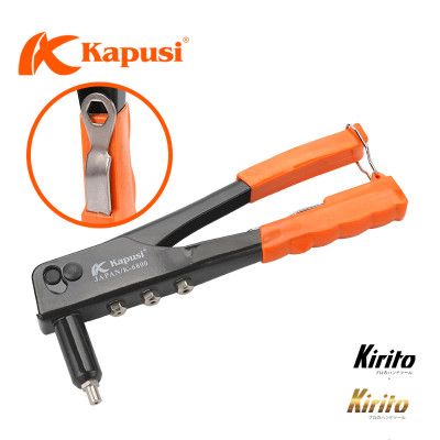 Kìm rút đinh tán rive Nhật Bản KAPUSI 10 inch (25cm), size đinh: 2.4mm, 3.2mm, 4mm, 4.8mm - K6800