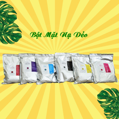 Bột Mặt Nạ Dẻo Than Hoạt Tính Sạch Lỗ Chân Lông Bã Nhờn ADEL Hàn Quốc 1kg