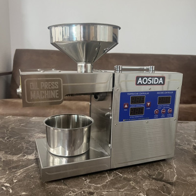 Máy ép dầu thực vật chuyên nghiệp thương hiệu Anh Quốc Aosida B03S - Năng suất 4-6kg/giờ - Hàng chính hãng