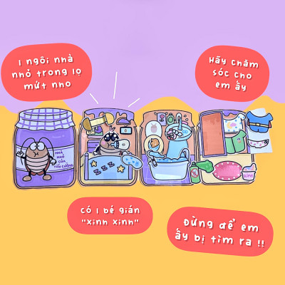 Bộ Tranh Tương Tác Cô Tiên Xanh - Nuôi Tiểu Cường