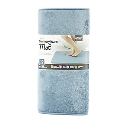 Thảm Chùi Chân Memory Foam Lock&Lock Mặt Trơn Kiểu Basic 430*610*15mm MAT-512 Size S (Nhiều Màu)