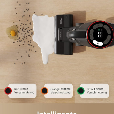 Máy Hút Bụi Lau Sàn Dreame M12 Tự Động Vệ Sinh Lực Hút 14.000 Pa Thời Gian Làm Việc 40 Phút, Diện Tích Hoạt Động 150m2 Công Suất 300 W - Hàng Chính Hãng