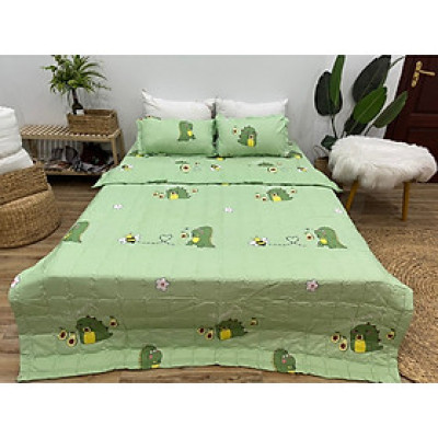 Chăn Hè Lẻ chần bông 3 lớp, Chất Cotton Poly mền mịn, không xù lông, không phai màu, Size 1m8x2m.( không gồm ga gối)