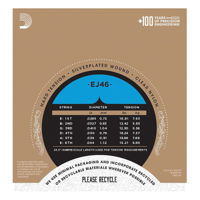 Bộ Dây Đàn Guitar Classic D