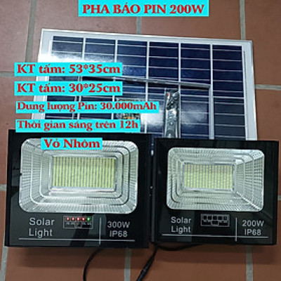 Đèn Năng lượng mặt trời 200W