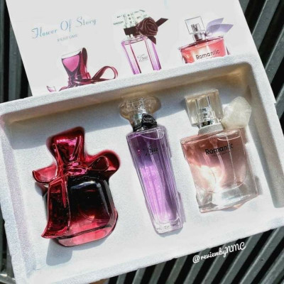Sản phẩm dụng cụ  trang điểm làm đẹp _ Combo 3 chai nước hoa thủy tinh nữ cao cấp 25ml / 1 , hộp đựng sang trọng , lịch sự có thể dùng làm quà tặng 