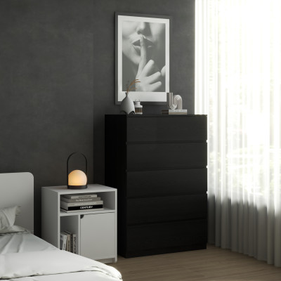 [Happy Home Furniture] OLA, Tủ đựng đồ 5 ngăn kéo, 80cm x 45cm x 120cm ( DxRxC), THK_092