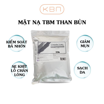 [KHUYẾN MÃI] Bột Mặt Nạ Dẻo Than Hoạt Tính Sạch Bã Nhờn Lỗ Chân Lông TBM Hàn Quốc 1kg