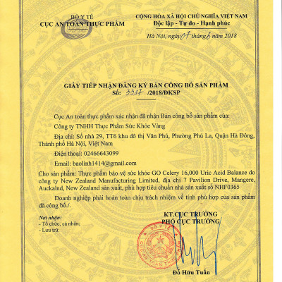 Bộ Sản Phẩm 2 Hộp Viên Gout Nhập Khẩu Chính Hãng New Zealand Go Celery 16000mg (30 + 60 Viên)