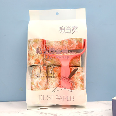 Bộ Cây Lăn Bụi Tặng Kèm 6 Lõi Thay Thế Giúp Vệ Sinh Chăn Gối Quần Áo, Lông Mèo, Lông Chó Giao Màu Ngẫu Nhiên