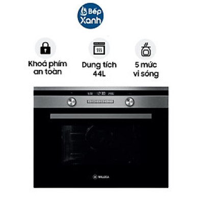 Lò Nướng Kết Hợp Vi Sóng Âm tủ Malloca MW-944TF - Dung Tích 44L - Hàng Chính Hãng