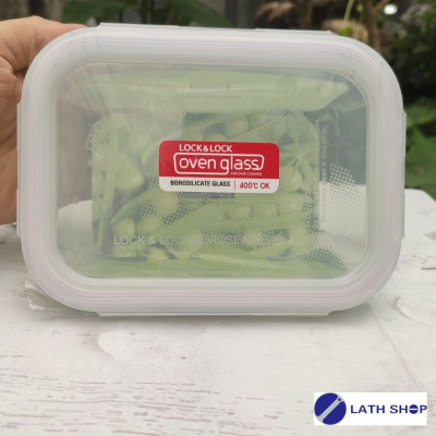 Hộp Thủy Tinh Chịu Nhiệt Glass Euro Lock&Lock-LLG428 175x130x64mm - 630Ml