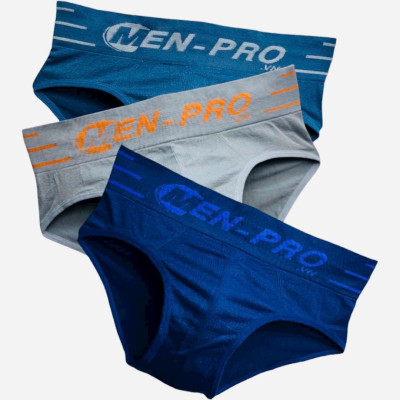 Combo 5 Quần Lót Nam Dệt Kim Menpro MP73 – Polyester 75D, Co Giãn, Thoáng Khí, Không Vết Hằn