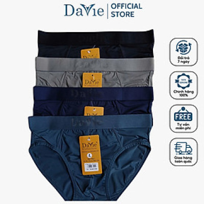 Quần Lót Nam Davie DVTL013 Chất Liệu Sợi Thun Lạnh Co Giãn Thoái Mái, Thấm Hút Mồ Hôi Khi Vận Động