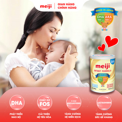 Combo 1 Hộp Sản Phẩm Dinh Dưỡng Công Thức Meiji Infant Formula EZcube (540g) Và 1 Hộp Meiji Infant Formula (800g)