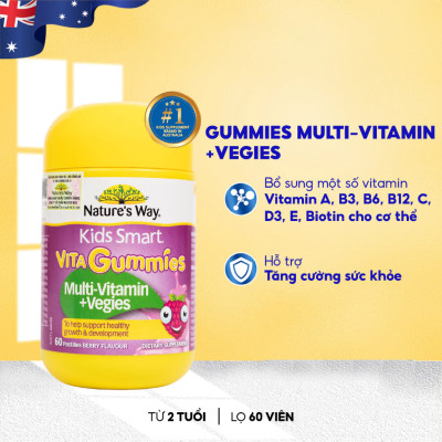 Kẹo Dẻo Vitamin Tổng Hợp Cho Bé Nature