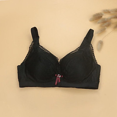 Áo Lót Nâng Ngực Nữ Không Gọng Siêu Nâng LUPERI LU3AL861 Viền Quả Đắp Ren, Phù Hợp Cho Nàng Ngực Nhỏ Và Vừa