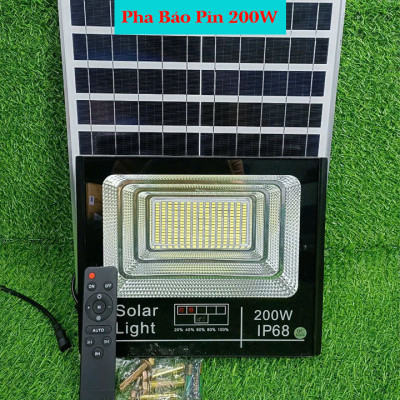Đèn Led Năng lượng mặt trời CAO CẤP IP67 200W ,TẤM PIN RỜI SOLAR PANEL 45 x 35 CM , tuân thủ quy định bảo vệ môi trường RohS ( Hình ảnh do shop tự chụp)