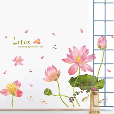 Decal Dán Tường Hoa Sen - XL8292
