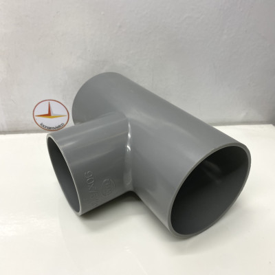 Tê giảm 90 x 75 nhựa PVC Bình Minh _ T90x75