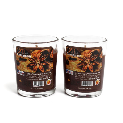Hộp 6 ly nến thơm votive Eden Candle FTRAMART EDC0016 Cinnamon (Hương quế)