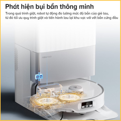 Robot hút bụi lau nhà Roborock Qrevo Edge 5V1 – Hàng Chính Hãng