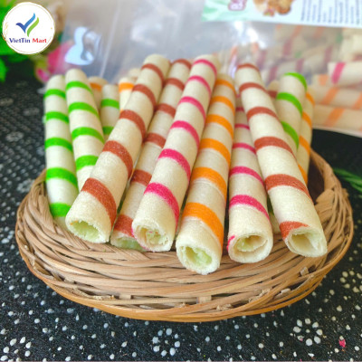 Bánh Quế Nhân Kem Mix Vị 500g VietTin Mart